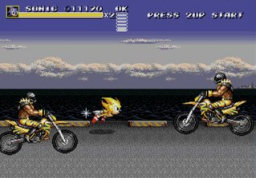 Sonic in Streets of Rage 3 Screenshot 1
